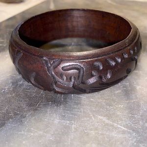 🤎 Wooden hand carved Bracelet.🤎